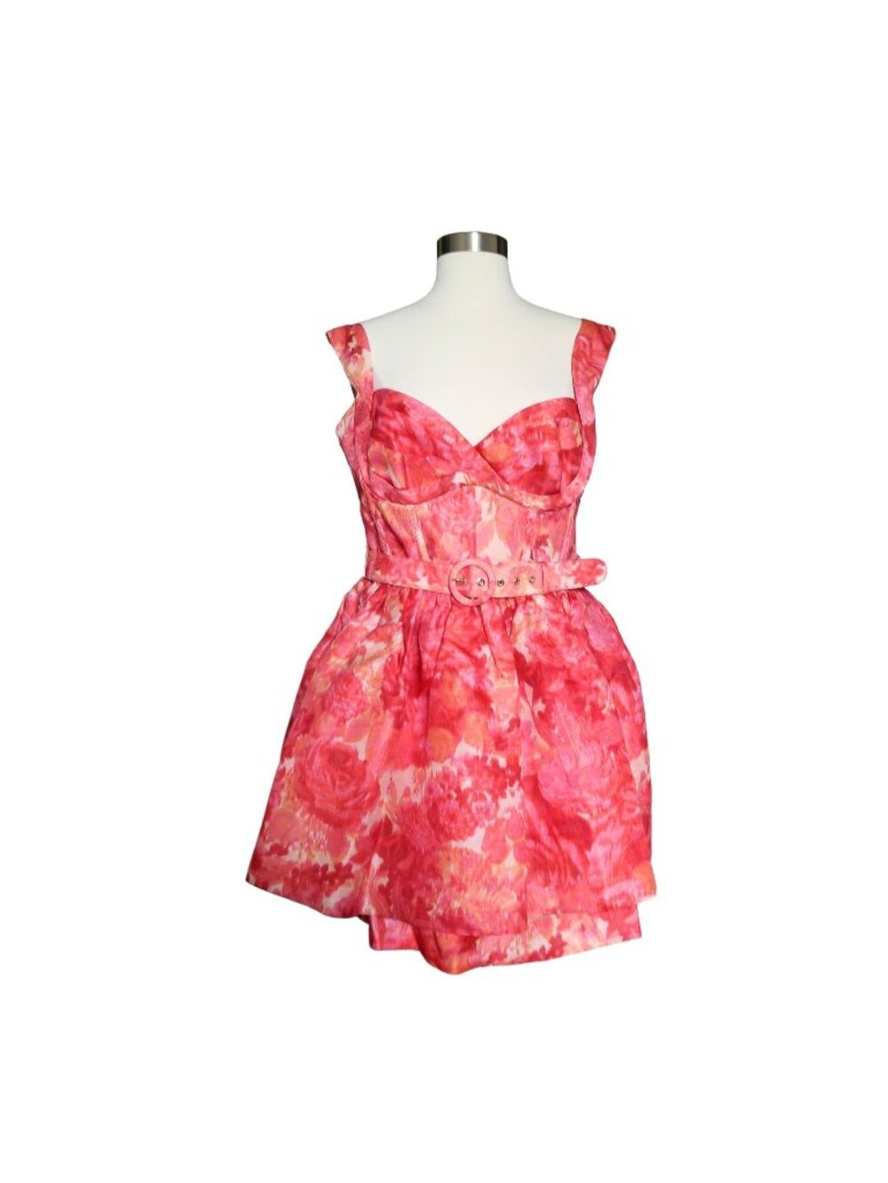 NWT Zimmermann High tide mini dress orange red AU3 US10 bust38